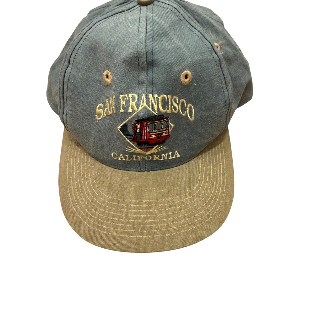 Vintage San Francisco California Cable Car  Dad Hat